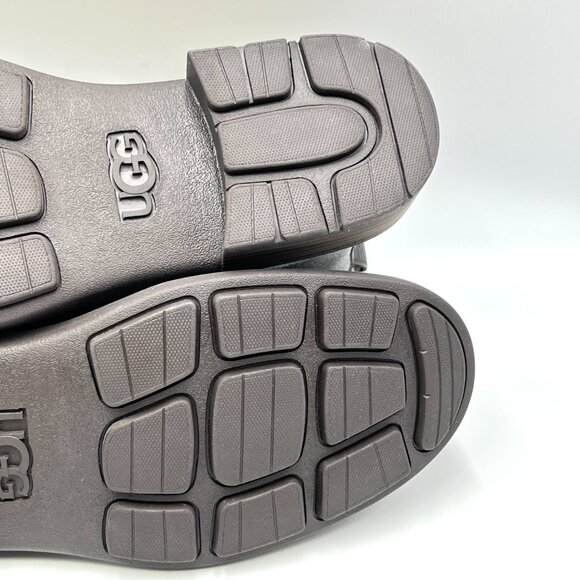 Ugg Womens Size 8.5 Harrison Moto Dark Brown Leather Ankle Boots Booties‎ Shoes - Picture 13 of 16